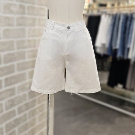 면 스판 숏 팬츠