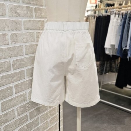 면 스판 숏 팬츠