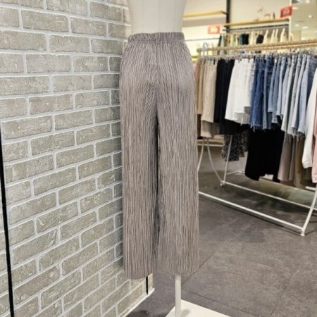 주름 밴딩 통일자 팬츠
