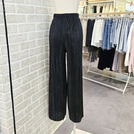 주름 밴딩 통일자 팬츠