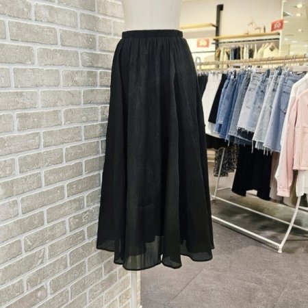 플레어 샤 스커트