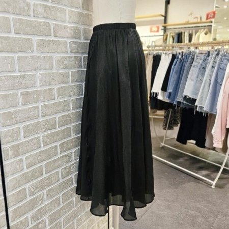 플레어 샤 스커트