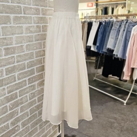 플레어 샤 스커트