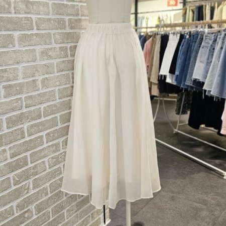 플레어 샤 스커트