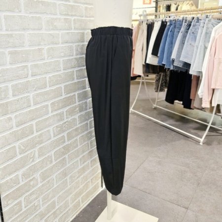 8부 배기 밴딩 팬츠