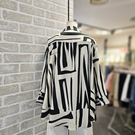 나염 칠부 소매 남방