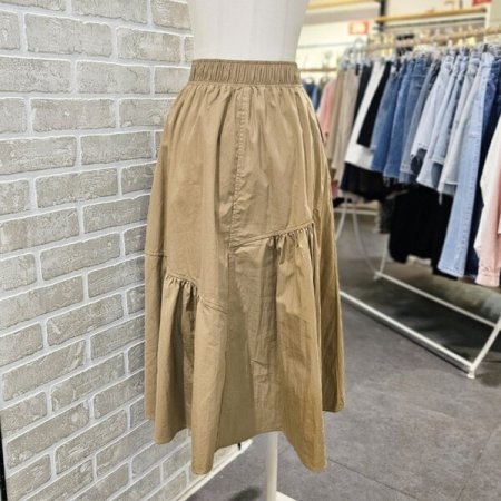 언밸런스 플레어 스커트