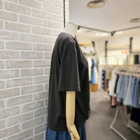 피그 워싱 나염 티셔츠