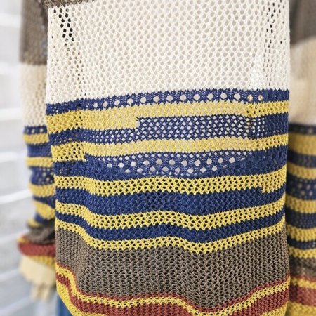 멀티 스트라이프 니트