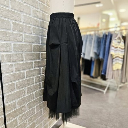 샤 레이어드 스커트