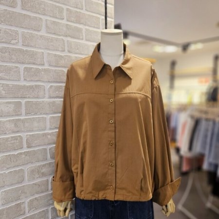 턱 장식 스트링 남방