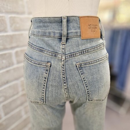 부츠컷 절개 데님 팬츠