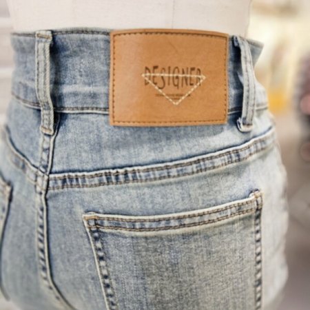 부츠컷 절개 데님 팬츠