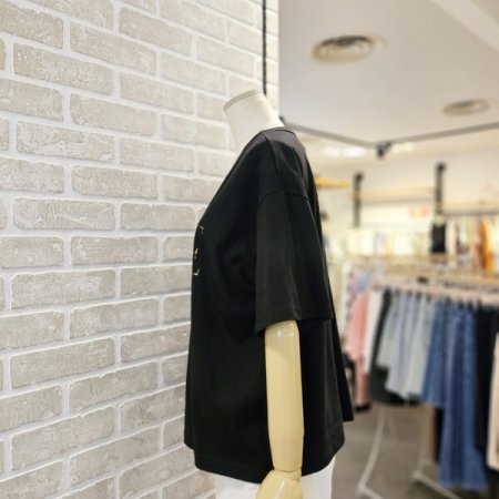 호피 브이 티셔츠