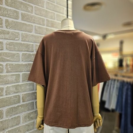 호피 브이 티셔츠