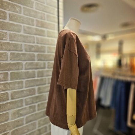 호피 브이 티셔츠