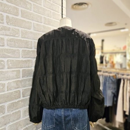 홑겹 주름 점퍼