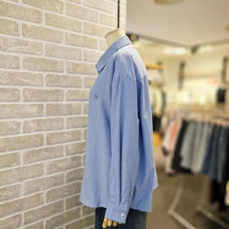 자수 스트라이프 남방