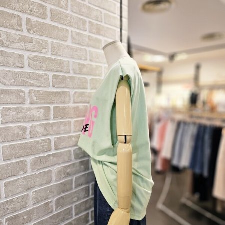 나염 이중 티셔츠