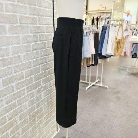 와이드 밴드 9부 팬츠