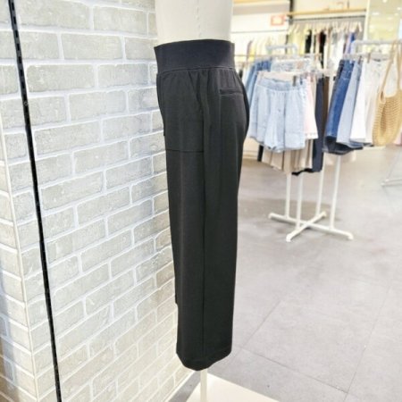 와이드 밴드 9부 팬츠