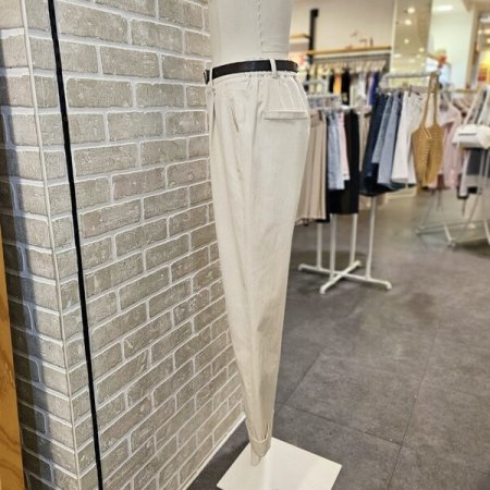 밑단 커프스 일자 통 팬츠