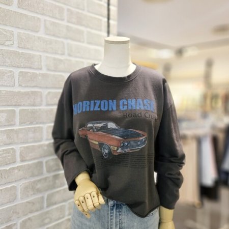 나염 크롭 티셔츠