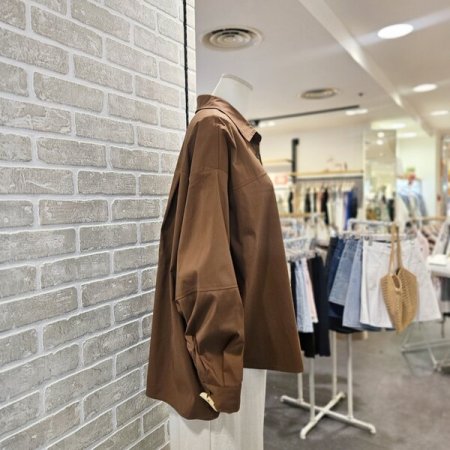 오버핏 절개 남방