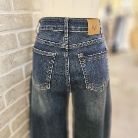 9부 스판 데님 팬츠