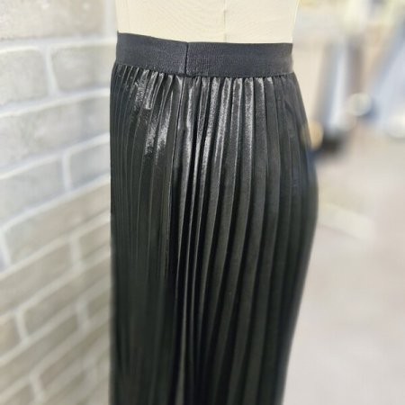 펄 주름 스커트