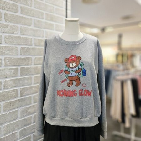 크레용 베어 맨투맨