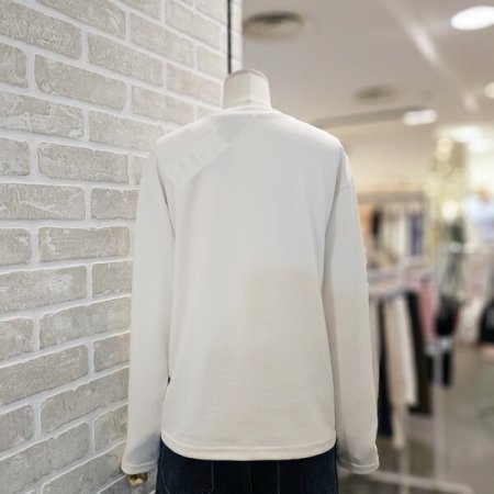 나염 쿠션 긴팔 티셔츠