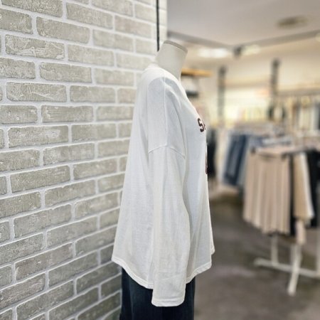 나염 박스 롱 티셔츠