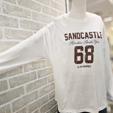 나염 박스 롱 티셔츠