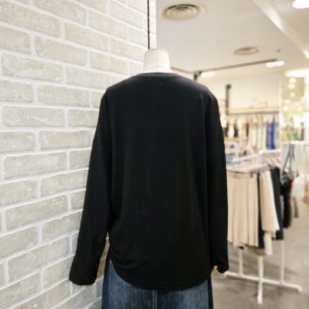 나염 박스 롱 티셔츠