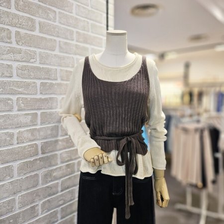 뷔스티에 세트 니트