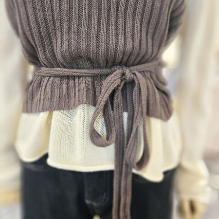 뷔스티에 세트 니트