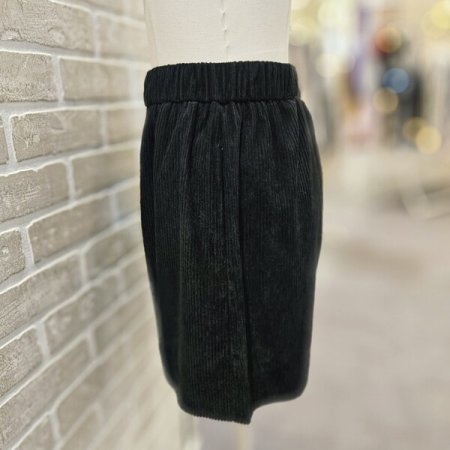 밴딩 코듀로이 숏 팬츠
