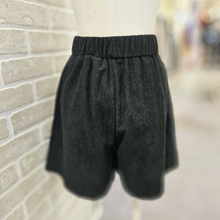 밴딩 코듀로이 숏 팬츠