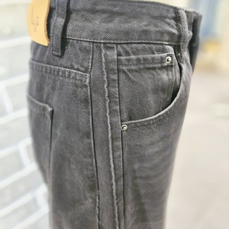 난 스판 7부 데님 팬츠