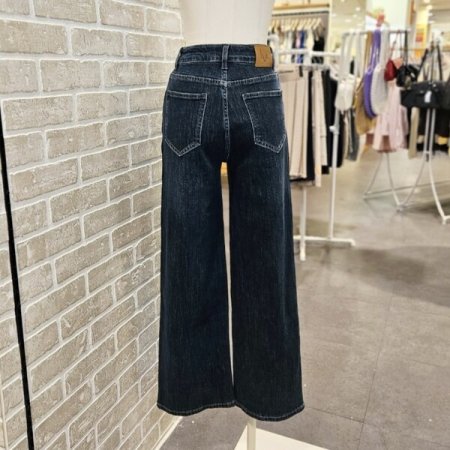 일자핏 데님 팬츠