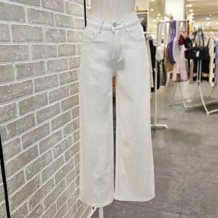 일자핏 데님 팬츠