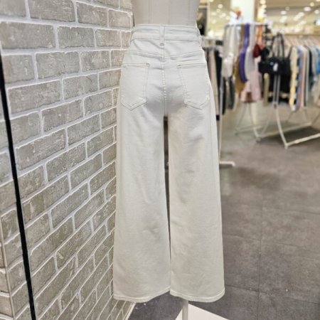 일자핏 데님 팬츠