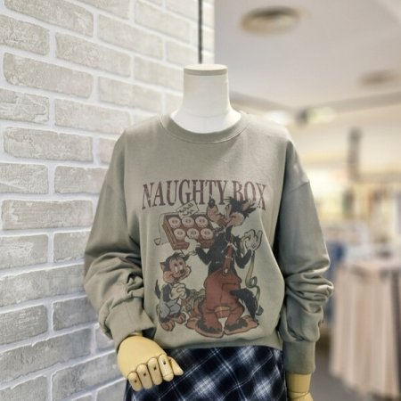 늑대 나염 맨투맨