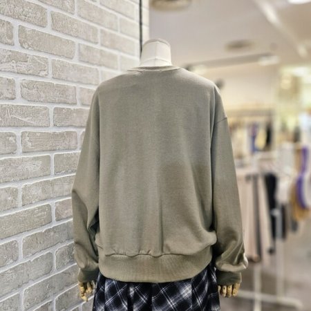 늑대 나염 맨투맨