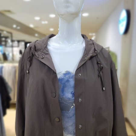 허리스트링후드점퍼2color