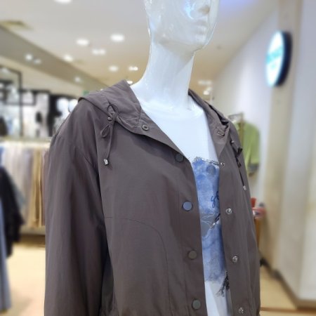 허리스트링후드점퍼2color