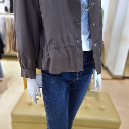 허리스트링후드점퍼2color