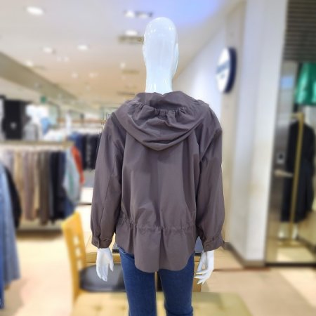 허리스트링후드점퍼2color