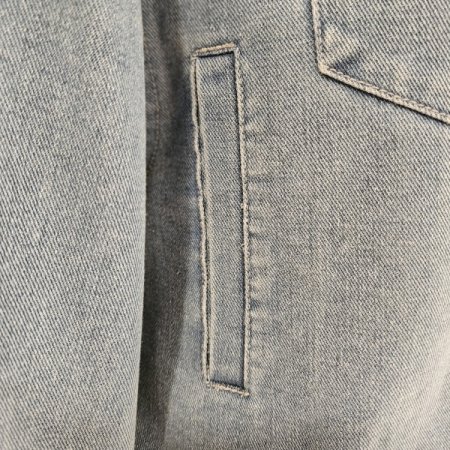 비즈장식 데님 재킷